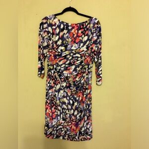 Eliza J Sheath Dress 3/4 sleeve Size 10